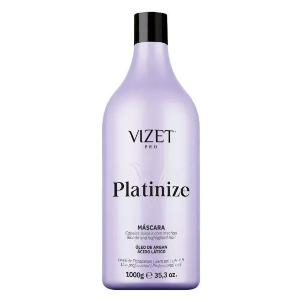 12702 - Mascara Matizadora Platinize 1L Vizet 12702 - Mascara Matizadora Platinize 1L Vizet